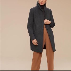 EUC Charcoal Wilfred Cocoon Coat